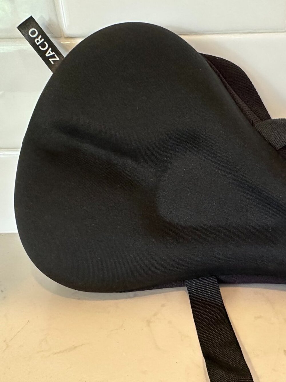 Zacro Bike Seat Gel Cushion Cover for Outdoor Cycle Peloton CZBS2-AUX-1 Black